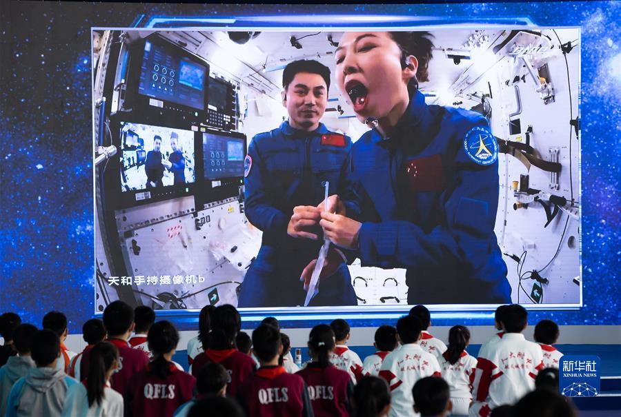 （新華全媒＋）（6）開課啦！&ldquo;天宮課堂&rdquo;第一課