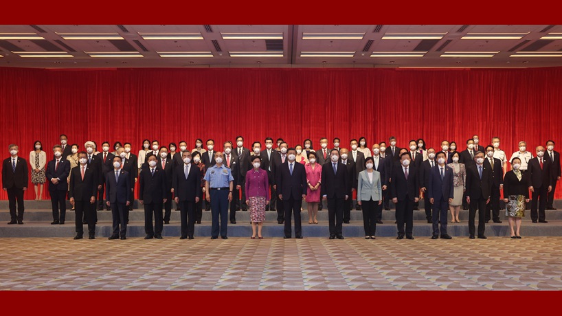 習(xí)近平會見香港特別行政區(qū)行政、立法、司法機(jī)關(guān)負(fù)責(zé)人