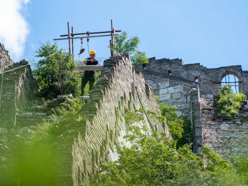 新華全媒+丨理念創新 箭扣長城修繕的&ldquo;新&rdquo;與&ldquo;舊&rdquo;