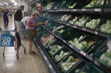 英國(guó)7月CPI同比漲幅再創(chuàng)40年來(lái)新高