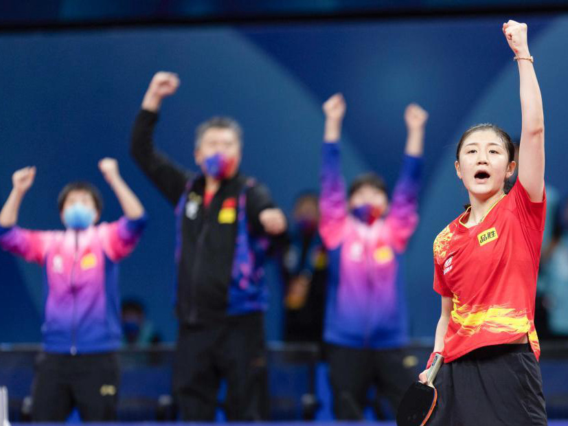乒乓球——世乒賽團(tuán)體賽:中國(guó)女隊(duì)奪冠