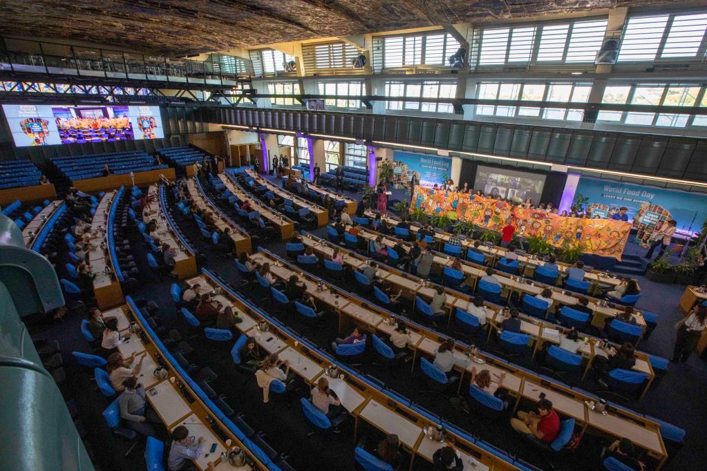 世界糧食日全球活動(dòng)呼吁&ldquo;不讓任何人掉隊(duì)&rdquo;