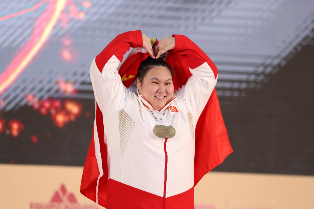 舉重&mdash;&mdash;世錦賽女子87公斤以上級：李雯雯包攬三項金牌