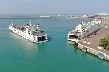 新華全媒+丨6000萬人次的跨越&mdash;&mdash;瓊州海峽跨海鐵路輪渡開通20周年