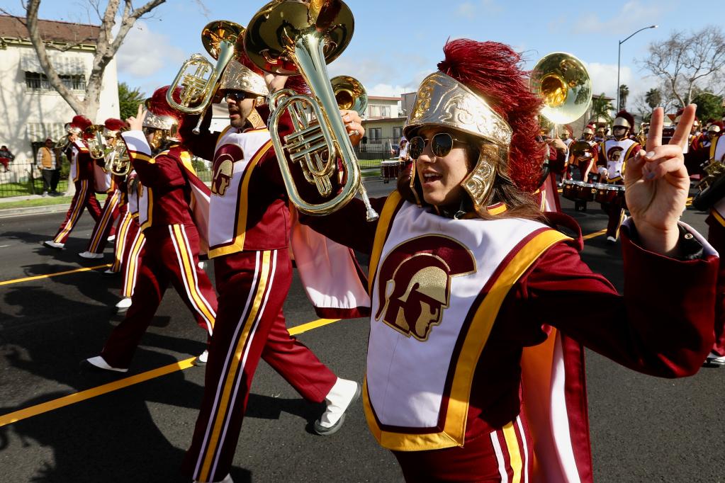 洛杉磯舉行馬丁&middot;路德&middot;金紀念日游行