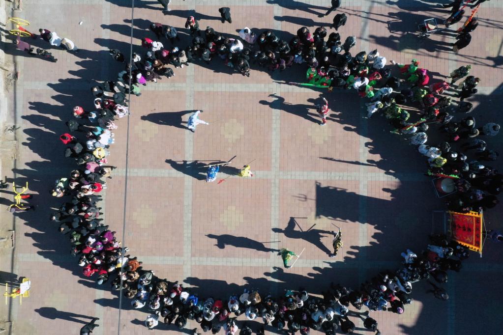 河北豐寧：非遺&ldquo;黃旗武會&rdquo;迎元宵