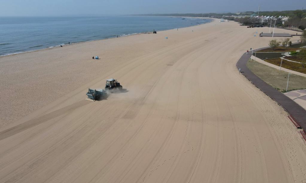 河北秦皇島:整理浴場沙灘 迎接八方來客