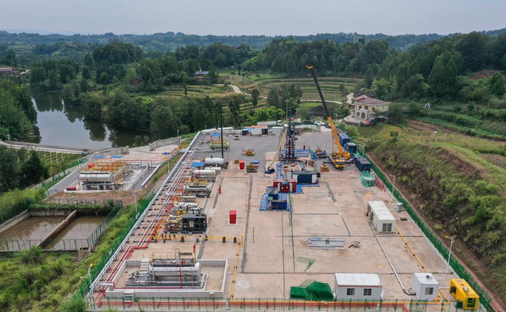 我國首個投入商業(yè)開發(fā)頁巖氣田&mdash;&mdash;涪陵頁巖氣田產氣量突破600億方