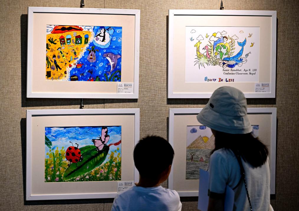 2023&ldquo;美在萬物生&rdquo;國際兒童畫公益巡展泉州站開展