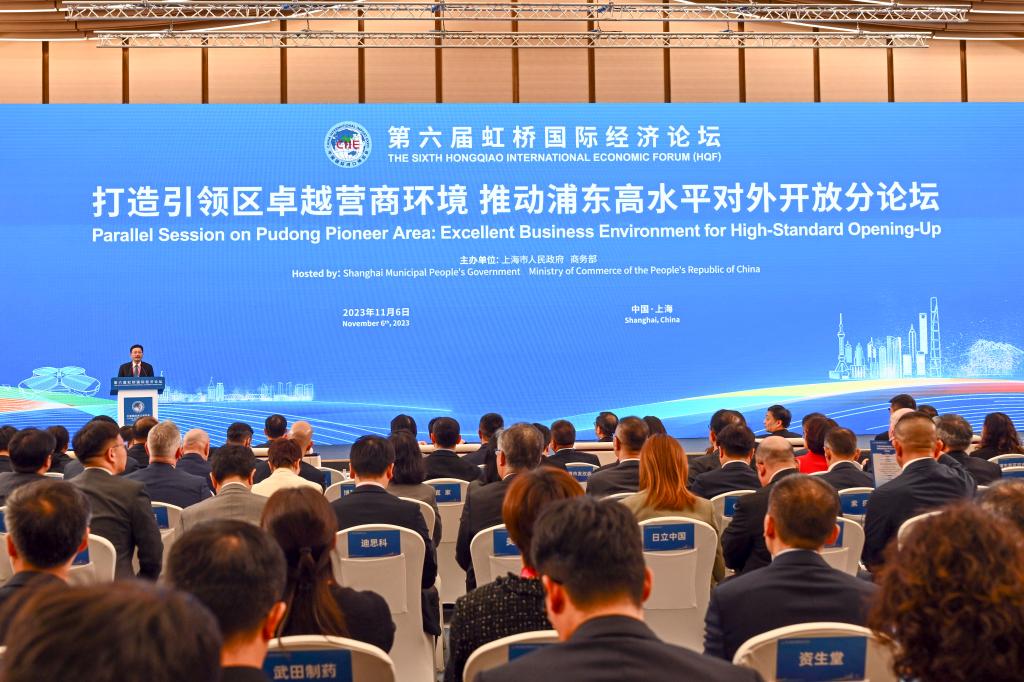 第六屆虹橋國際經(jīng)濟(jì)論壇&ldquo;打造引領(lǐng)區(qū)卓越營商環(huán)境 推動浦東高水平對外開放&rdquo;分論壇舉行