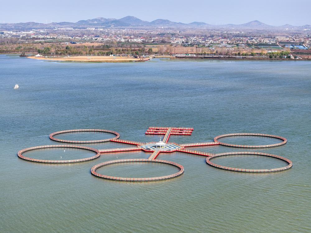 江蘇連云港：石梁河水庫繪&ldquo;幸福河湖&rdquo;新畫卷