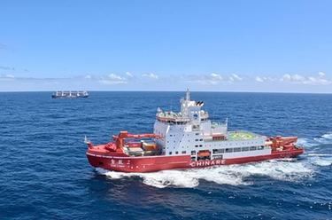 第40次南極考察丨&ldquo;雪龍2&rdquo;號和&ldquo;天惠&rdquo;輪結伴穿越西風帶