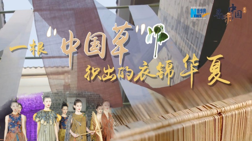 一根&ldquo;中國(guó)草&rdquo;織出的衣錦華夏