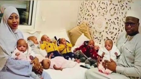 全球首例九胞胎&ldquo;全家福&rdquo;走紅網絡